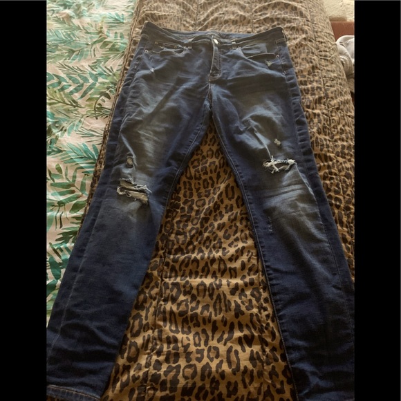Aeropostale Denim - Denim distressed jeggings